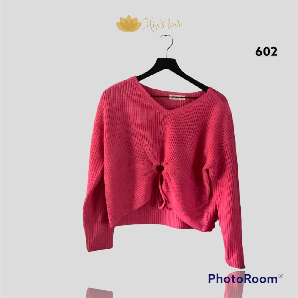 Full Circle Trends, knitted New sweater for Women, Size L, Exclusive, pink color